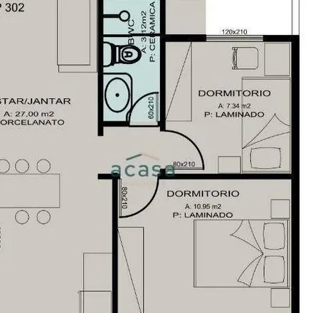 Buy this 2 bed apartment on Rua Selvino Casagrande in Alto Alegre, Cascavel - PR