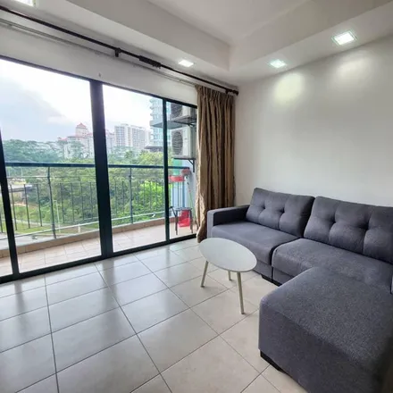 Rent this 3 bed apartment on Changkat View Block A in 18 Jalan Dutamas Raya, Segambut