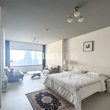Rent this 1 bed apartment on Index Tower in Al Mustaqbal Street, Zabeel