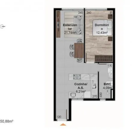Buy this 1 bed apartment on Rodovia Francisco Arcanjo Grillo in Jurerê Internacional, Florianópolis - SC