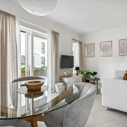 Rent this 1 bed apartment on Myrdalsvegen 44C in 5130 Nyborg, Norway