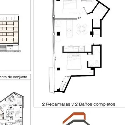 Rent this 2 bed apartment on Guarderia IMSS 46 in Calle Guillermo Prieto, Colonia San Rafael Ticomán