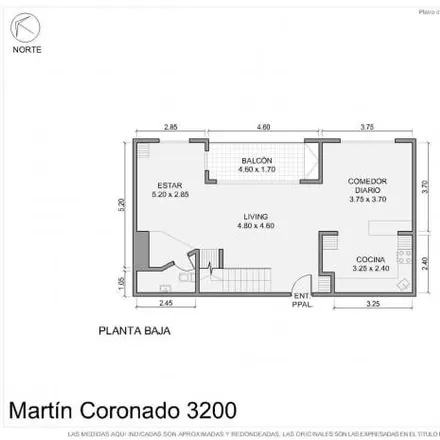 Buy this 2 bed apartment on Martin Coronado 3270 in Palermo, C1425 CLA Buenos Aires