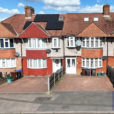 Rent this 4 bed townhouse on 62 Hillcross Avenue in London, SM4 4EB