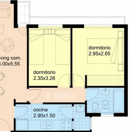 Buy this 2 bed apartment on Avenida General Las Heras 3646 in Palermo, C1429 DBK Buenos Aires