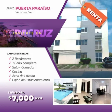 Rent this studio apartment on Boulevard Mar Caspio in 91775 Mata de Pita, VER