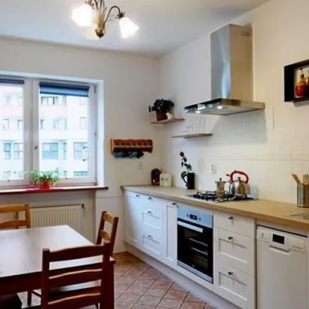 Rent this 3 bed apartment on Rondo Romana Dmowskiego in 00-510 Warsaw, Poland