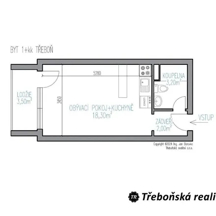 Rent this 1 bed apartment on Riegrova 497 in 379 01 Třeboň, Czechia