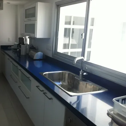 Rent this 3 bed duplex on Edificio Torre Cristal in M'hijo el Dotor, 20100 Punta Del Este