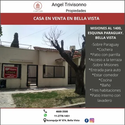 Buy this studio house on Misiones in Parque Mattaldi, B1661 INW Bella Vista