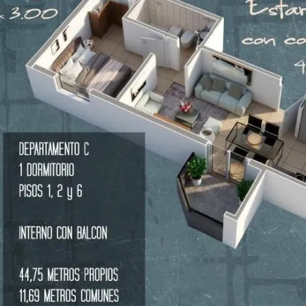 Buy this 1 bed apartment on Jerónimo Luis de Cabrera 942 in Alta Córdoba, Cordoba