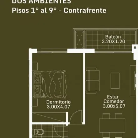 Image 1 - 614 - Nuestra Señora de la Merced 4772, Villa Alianza, 1678 Caseros, Argentina - Apartment for sale