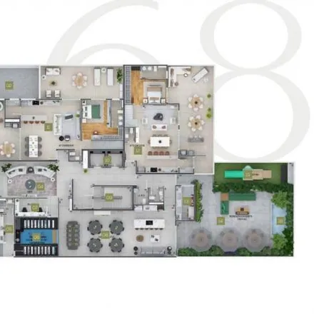 Buy this 2 bed apartment on Rua Saint Hilaire 672 in Água Verde, Curitiba - PR
