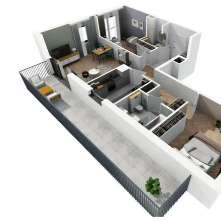 Buy this 3 bed apartment on Jana Szałka 4 in 01-420 Warsaw, Poland