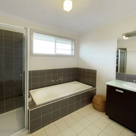 Rent this 3 bed apartment on Macarthur Park Boulevard in Miners Rest VIC 3352, Australia