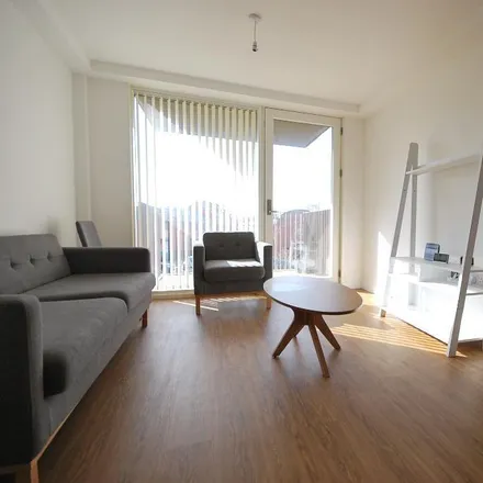 Rent this 2 bed townhouse on 13 Leaf Street in Manchester, M15 5LE