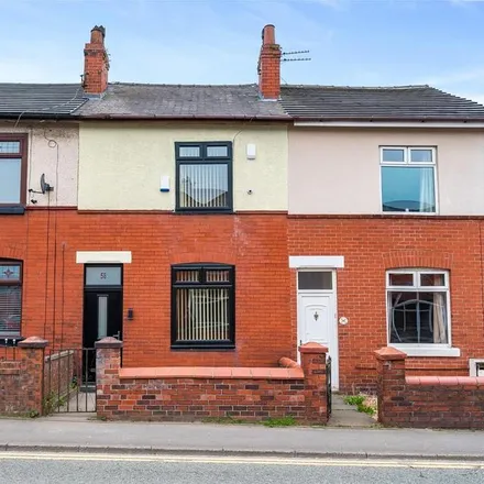 Rent this 2 bed townhouse on 15 Wigan Road in Hag Fold, M46 0JR