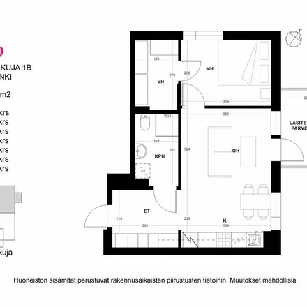 Rent this 2 bed apartment on Säterintie 3b in 00720 Helsinki, Finland