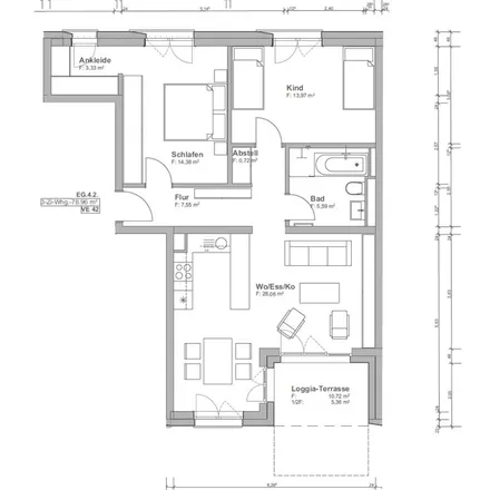 Rent this 3 bed apartment on Sündersbühlstraße 3 in 90439 Nuremberg, Germany