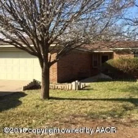 Rent this 3 bed house on 7620 Cervin Drive in Amarillo, TX 79121