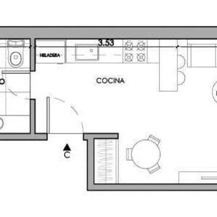 Buy this studio apartment on Beruti 2785 in Recoleta, 1425 Buenos Aires