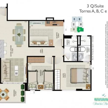 Buy this 3 bed apartment on 220508 in Rua Coronel José Gabriel Marques Filho, Praia das Gaivotas