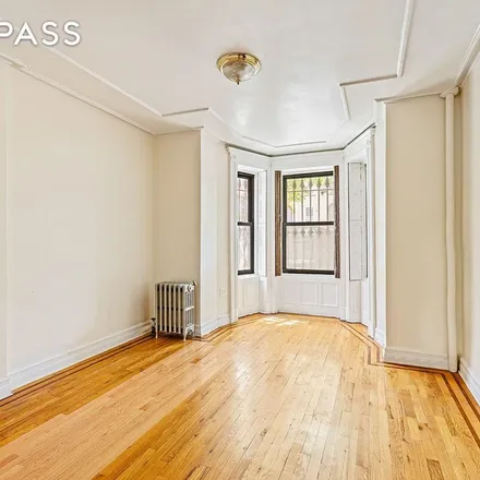Rent this 1 bed apartment on 147 Saint James Place in New York, NY 11238