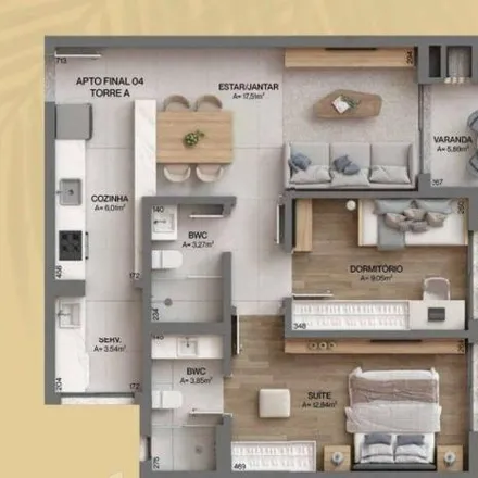 Buy this 2 bed apartment on Rodovia Haroldo Soares Glavan in Estrada Haroldo Soares Glavan, Saco Grande