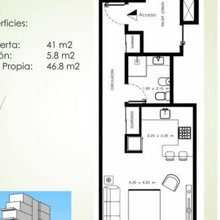 Buy this studio apartment on Correa 4806 in Saavedra, C1430 DQQ Buenos Aires