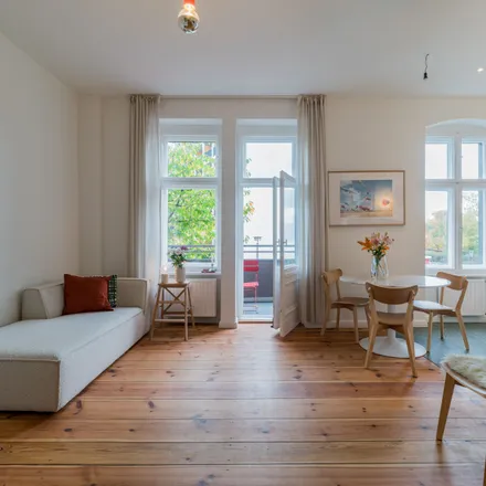 Rent this 1 bed apartment on MiLi Transporte und Dienstleistungen in Corinthstraße, 10245 Berlin