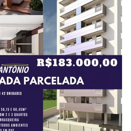 Buy this 2 bed apartment on Rua Félix Heinzelmann 101 in Santo Antônio, Joinville - SC