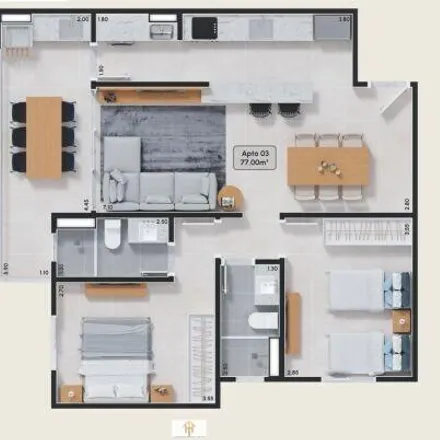 Buy this 2 bed apartment on Rua Doutor Alberto da Silva Ramos in Jardim Bela Vista, Caraguatatuba - SP