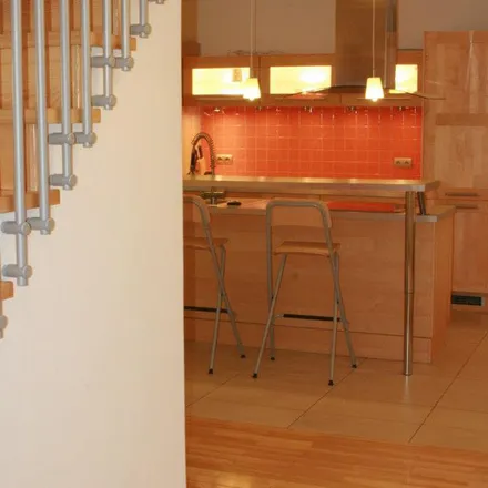 Rent this 1 bed duplex on Kaprys 5 in 01-448 Warsaw, Poland