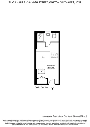 Image 7 - Card Factory, 42A High Street, Elmbridge, KT12 1BZ, United Kingdom - Apartment for rent