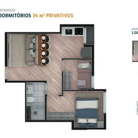 Buy this 2 bed apartment on Avenida Visconde de Guarapuava 2744 in Centro, Curitiba - PR