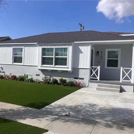 Rent this 3 bed house on 4423 Hungerford Street in Lakewood, CA 90712