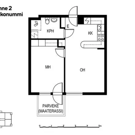Rent this 2 bed apartment on Tallinmäki in 02410 Kirkkonummi, Finland