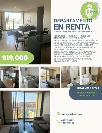 Rent this studio apartment on unnamed road in Delegación Félix Osores, 76127