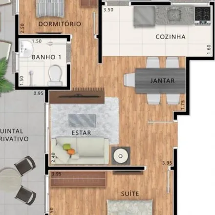 Buy this 2 bed apartment on Rua Lituânia in Parque das Nações, Santo André - SP