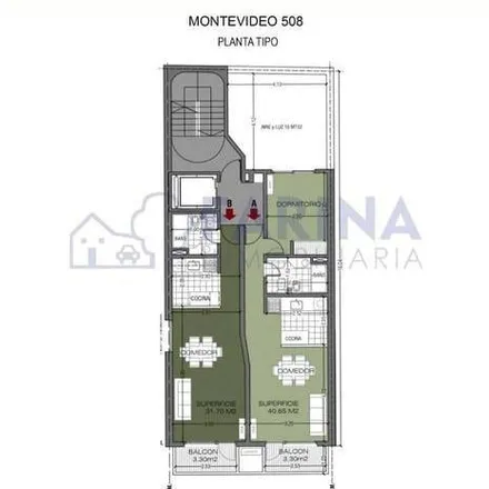Buy this studio apartment on Montevideo 547 in Martin, Rosario
