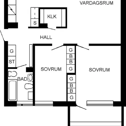 Rent this 3 bed apartment on Flygsforsvägen in 380 42 Orrefors, Sweden