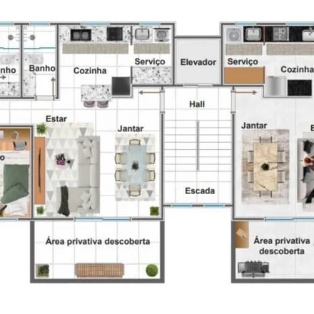 Buy this 3 bed apartment on Rua Vicente Dutra in Diamante, Belo Horizonte - MG