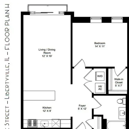 Rent this 1 bed apartment on unnamed road in Libertyville, IL 60048