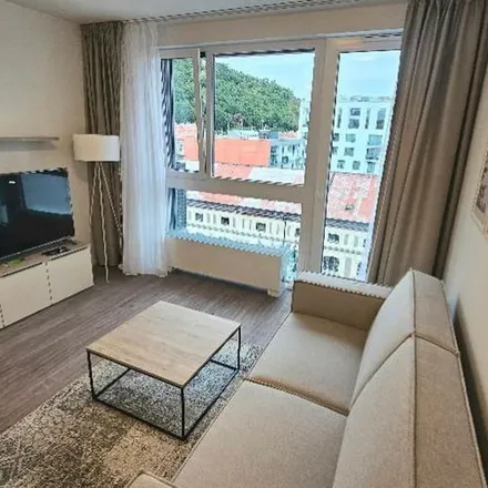 Rent this 3 bed apartment on La Patrona Karlin in Thámova, 186 00 Prague