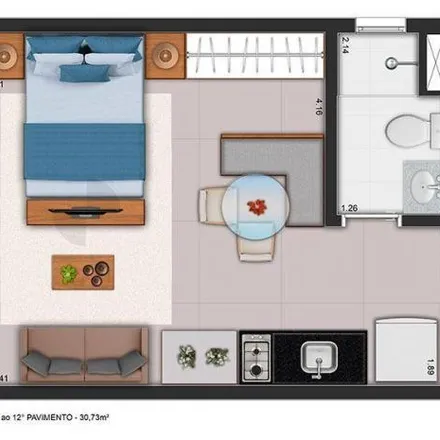 Buy this 1 bed apartment on Rua Brigadeiro Galvão 289 in Santa Cecília, São Paulo - SP