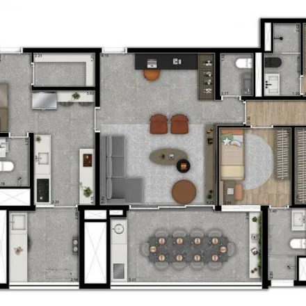 Buy this 3 bed apartment on Rua Sul in Campo Belo, São Paulo - SP