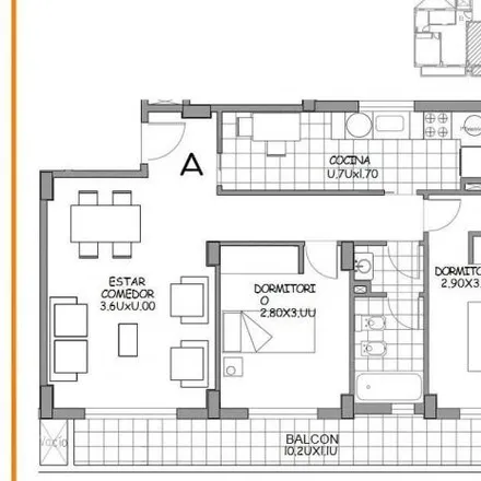 Buy this 2 bed apartment on Diagonal 41 - General José María Paz 2534 in Villa Devoto, B1674 ATA Sáenz Peña