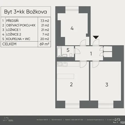 Image 7 - Božkova 1784/3, 160 00 Prague, Czechia - Apartment for rent
