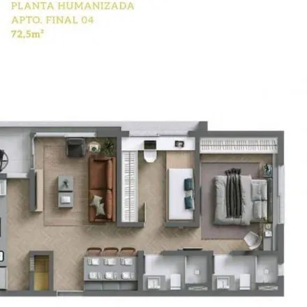 Buy this 2 bed apartment on Rua Atanásio Belmonte in Passo da Areia, Porto Alegre - RS