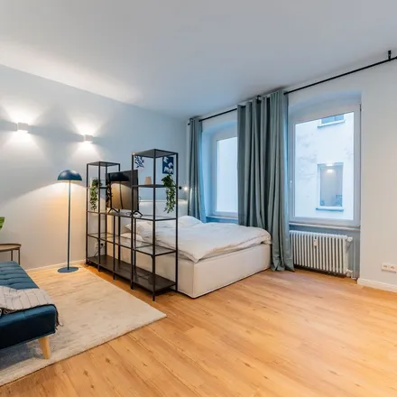 Rent this 1 bed apartment on Aphrodite Massage Studios in Rheinsberger Straße 70, 10115 Berlin